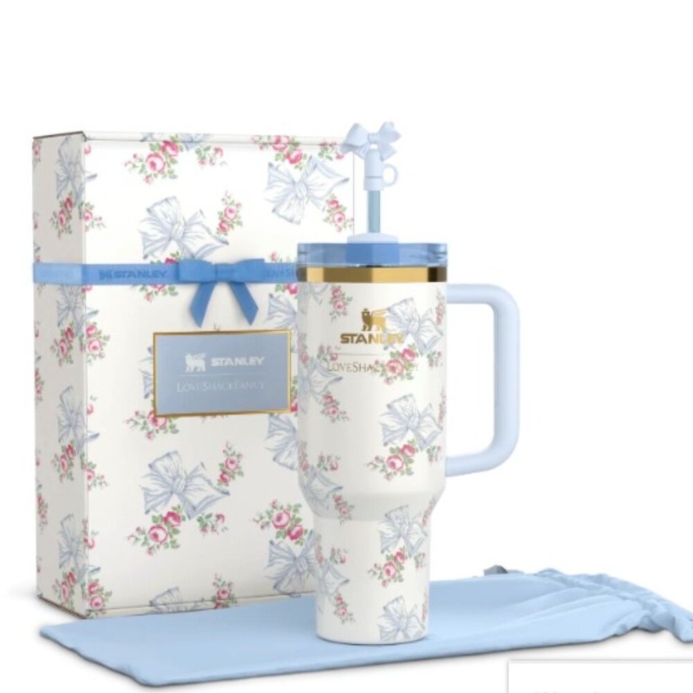 Stanley x LoveShackFancy Holiday Quencher 40oz